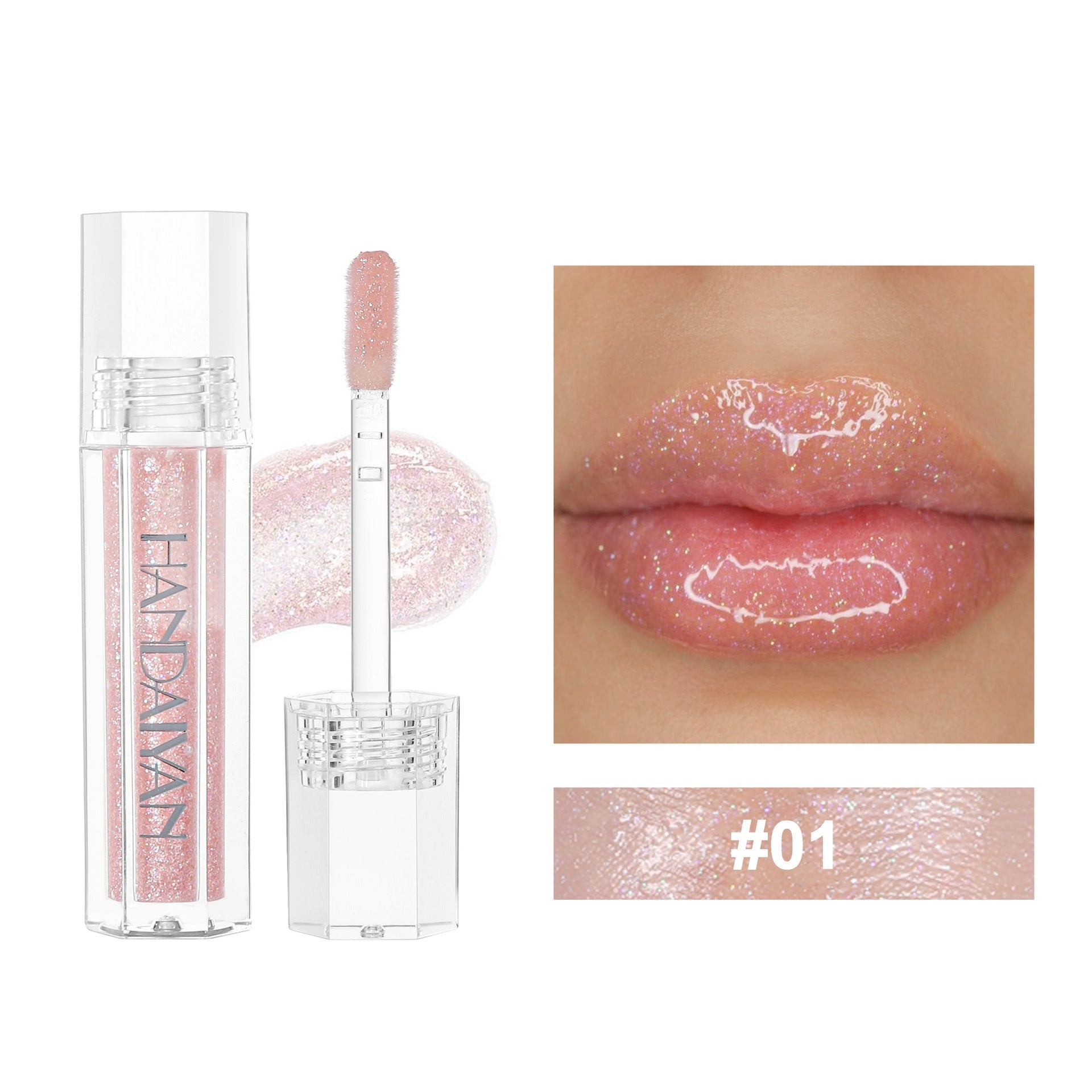 Moisturizing Pearlescent Lip Paint Long Lasting Hydrating Color - Teleplus Hydration pearlescent lip paint long lasting