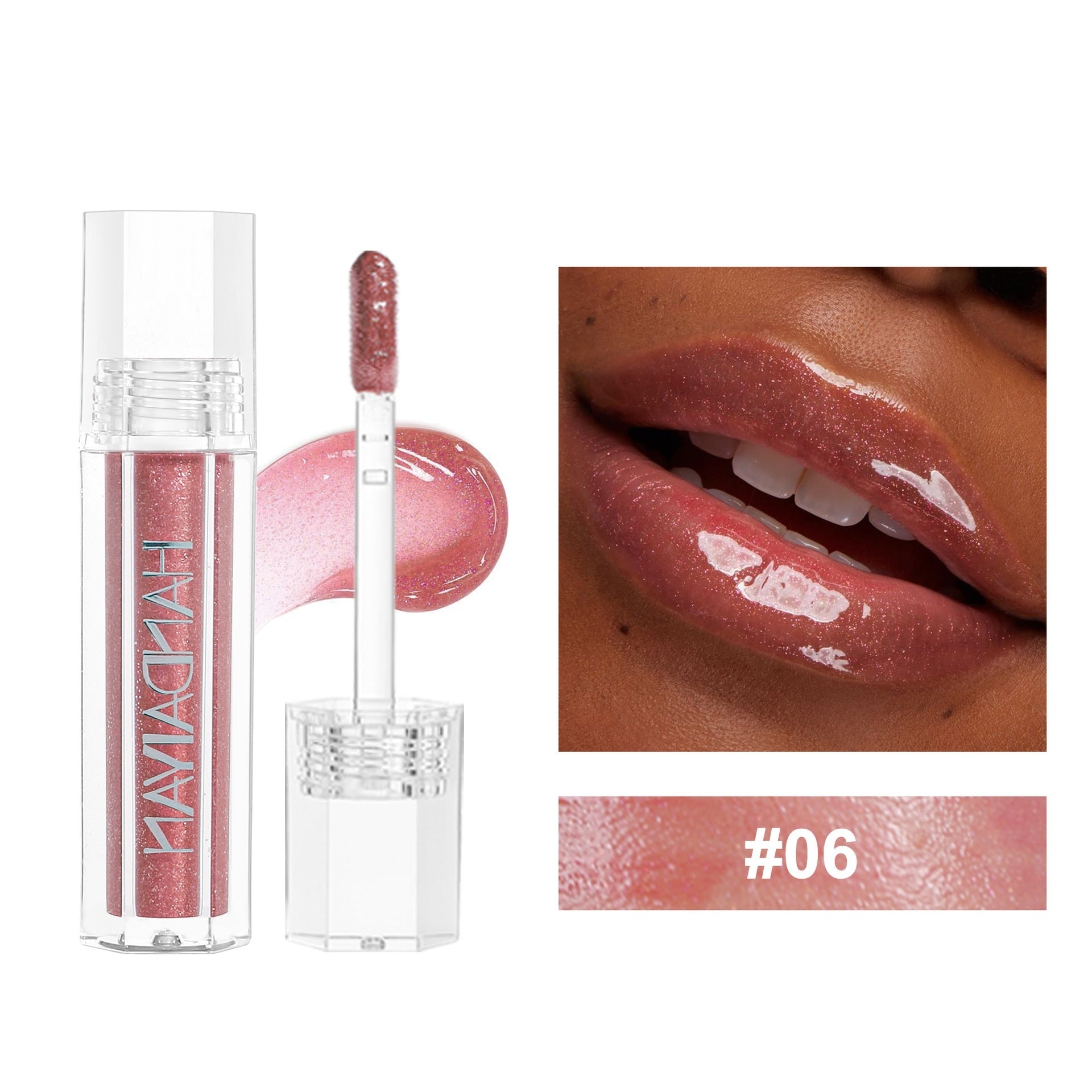 Moisturizing Pearlescent Lip Paint Long Lasting Hydrating Color - Teleplus Hydration pearlescent lip paint long lasting