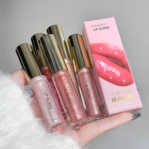 Moisturizing Shanuo Lip Gloss Hydrating Tinted Balm Long Lasting Makeup - Teleplus lip gloss hydrating tinted long