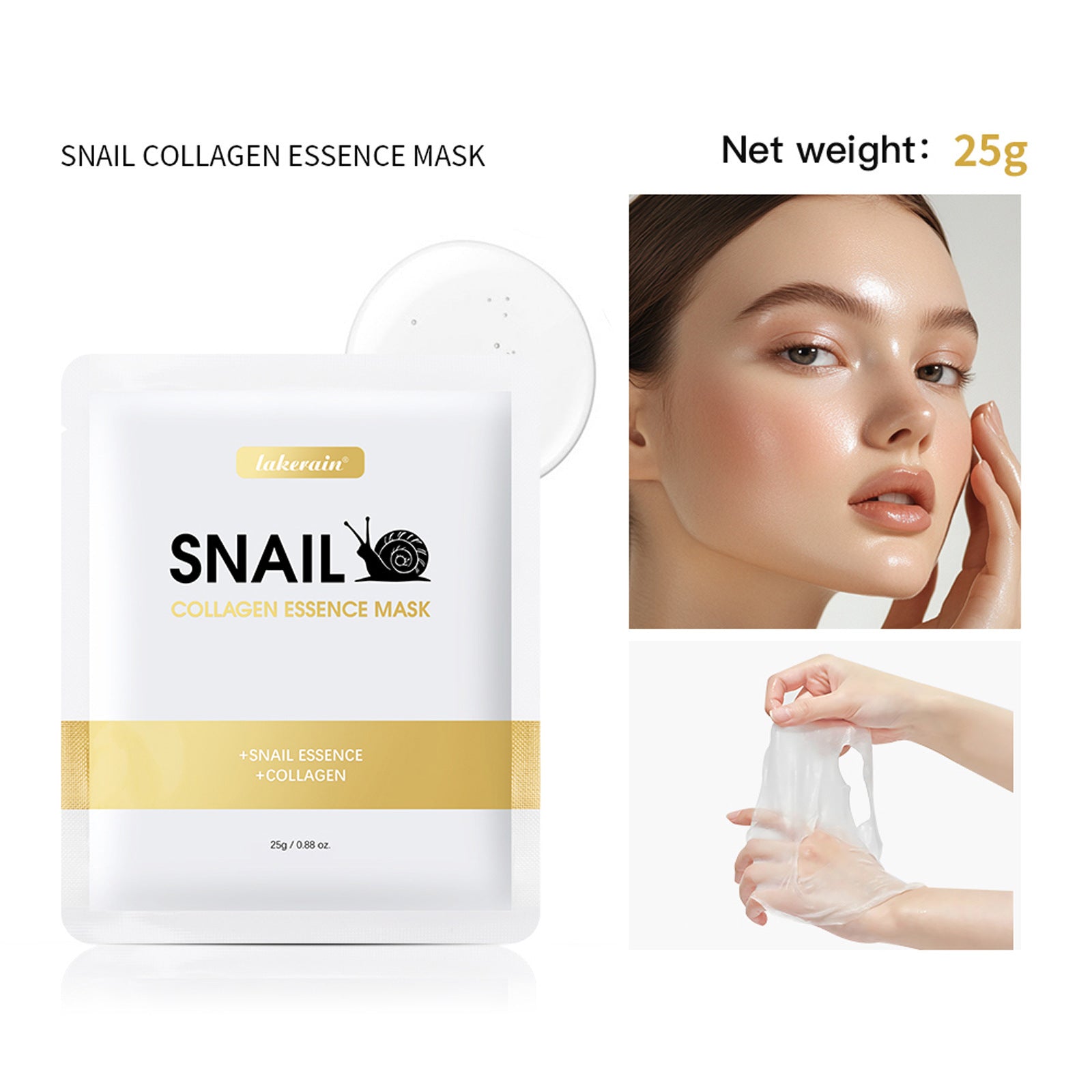 Moisturizing Snail Mask with Blackhead Removal and Oil Control - Teleplus moisturizing snail mask blackhead essence