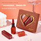 Moisturizing Velvet Lipstick Love Gift Set with Creative Color Rendering - Teleplus creative color rendering