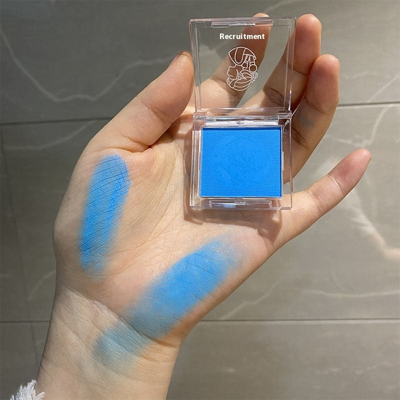 Monochrome Eyeshadow Palette Bright Yellow Red Blue Orange Mango Shades Universal - Teleplus monochrome eyeshadow