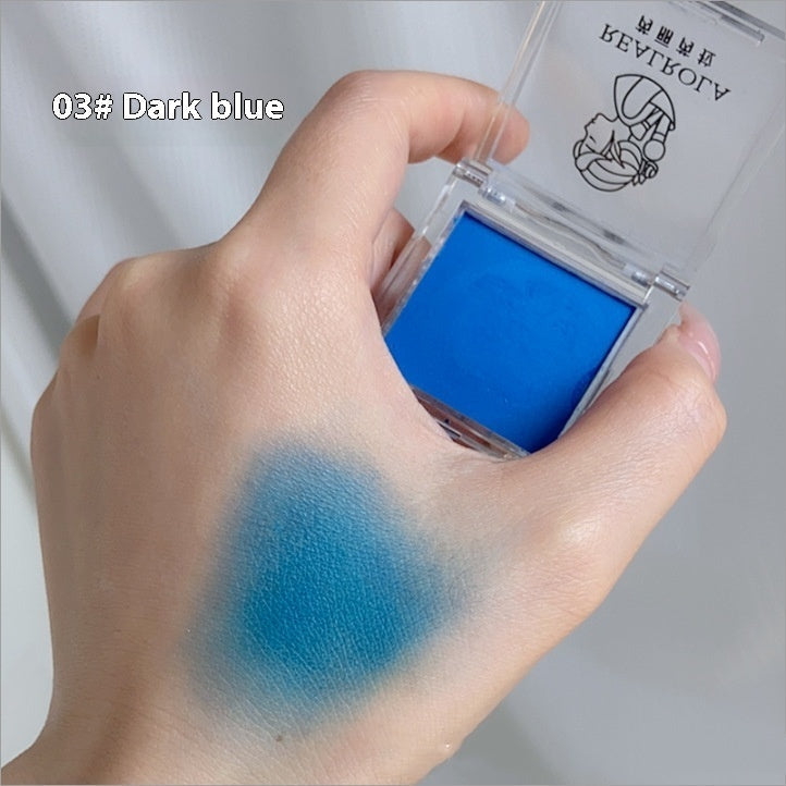 Monochrome Eyeshadow Palette Bright Yellow Red Blue Orange Mango Shades Universal - Teleplus monochrome eyeshadow