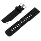 Monochrome Silicone Strap for Smart Watch 22mm Dark Blue Gray Black - smart watch monochrome silicone strap