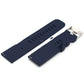 Monochrome Silicone Strap for Smart Watch 22mm Dark Blue Gray Black - smart watch monochrome silicone strap