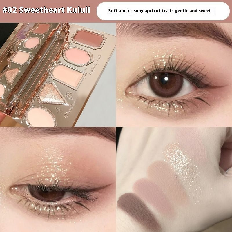 Moonlight Mermaid Eye Shadow Set in Swan and Black Colors - Teleplus moonlight mermaid eye shadow pure desire