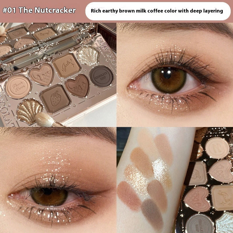 Moonlight Mermaid Eye Shadow Set in Swan and Black Colors - Teleplus moonlight mermaid eye shadow pure desire