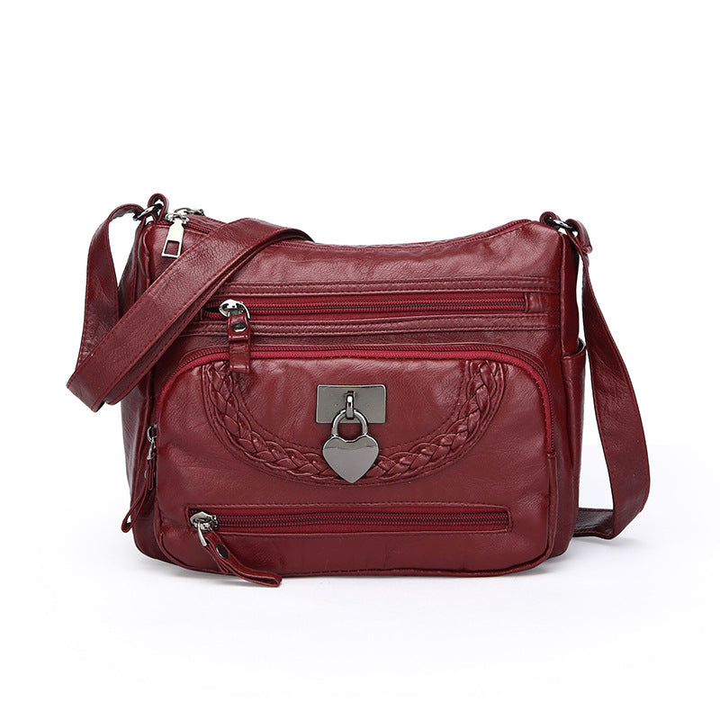 Mother Bag Simple Fashion Single Shoulder with Durable Polyester Lining - Teleplus mother bag simple fashion single