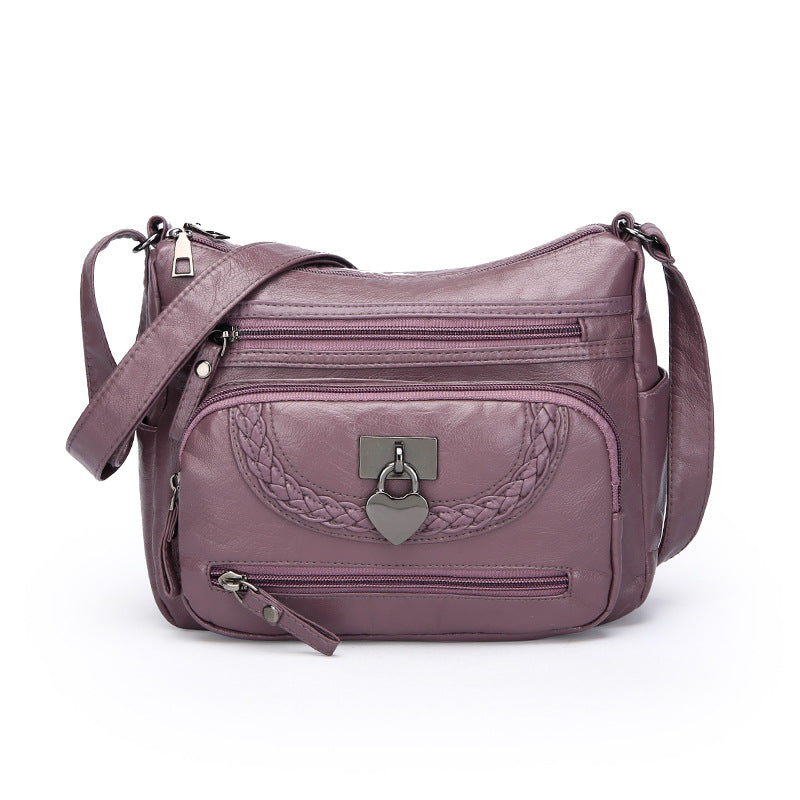 Mother Bag Simple Fashion Single Shoulder with Durable Polyester Lining - Teleplus mother bag simple fashion single