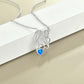 Mother Daughter Necklace 925 Sterling Silver Opal Mother Gifts - Mom’s Love Sparkles in Silver Opal Necklace