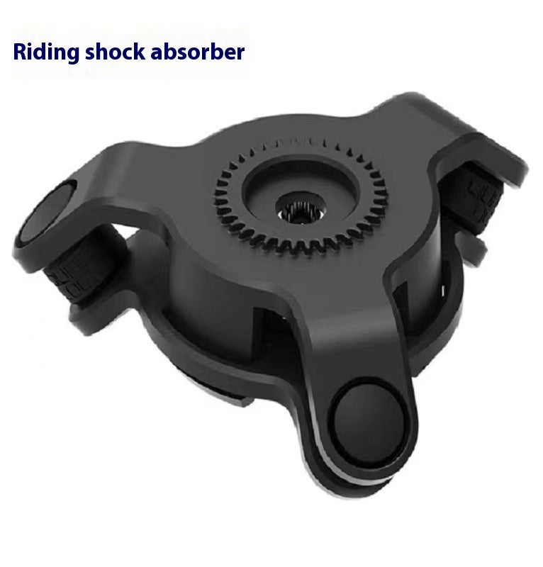 Motorcycle Mobile Phone Bracket with Shock Absorber Mount - mobile phone shock absorber bracket