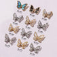 Moving Smart Butterfly Nail Art Sequin Net for Elegant Designs - Teleplus Nails moving smart butterfly nail art