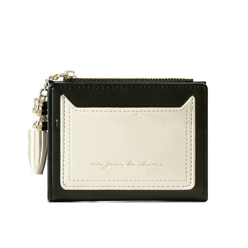 Multi-Card Wallet in PU Leather with Card Cash Coin Compartments for the United States - Short Wallet: All Your Cards