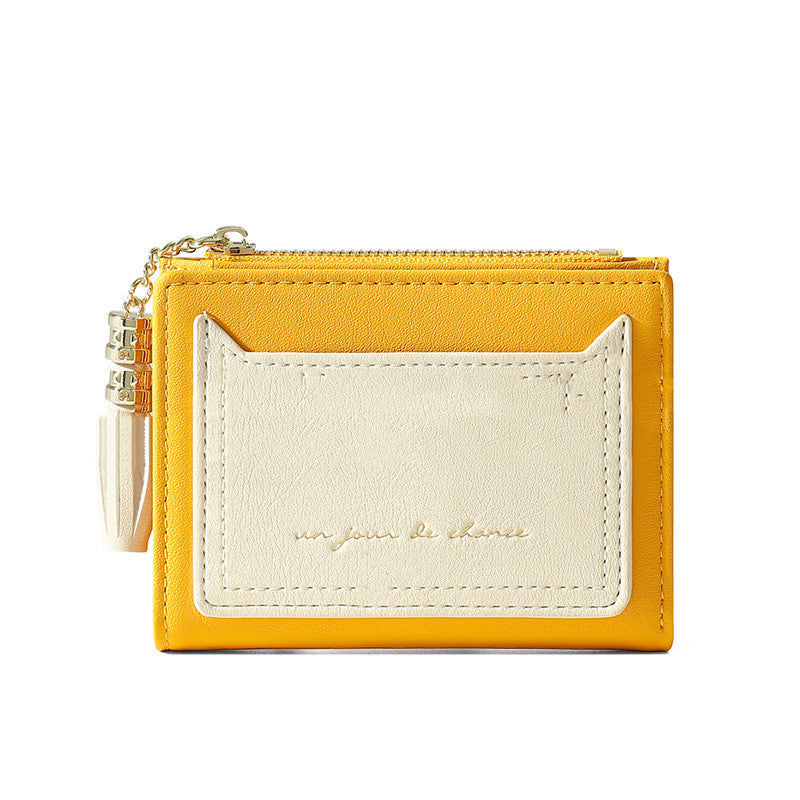 Multi-Card Wallet in PU Leather with Card Cash Coin Compartments for the United States - Short Wallet: All Your Cards