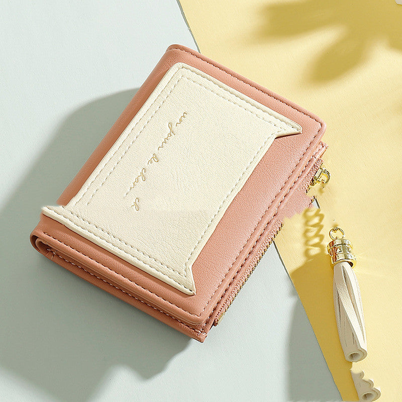 Multi-Card Wallet in PU Leather with Card Cash Coin Compartments for the United States - Short Wallet: All Your Cards