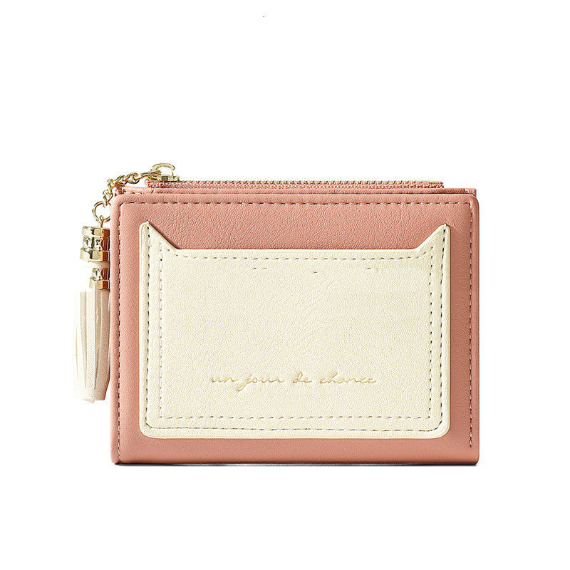 Multi-Card Wallet in PU Leather with Card Cash Coin Compartments for the United States - Short Wallet: All Your Cards