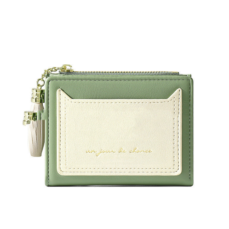 Multi-Card Wallet in PU Leather with Card Cash Coin Compartments for the United States - Short Wallet: All Your Cards