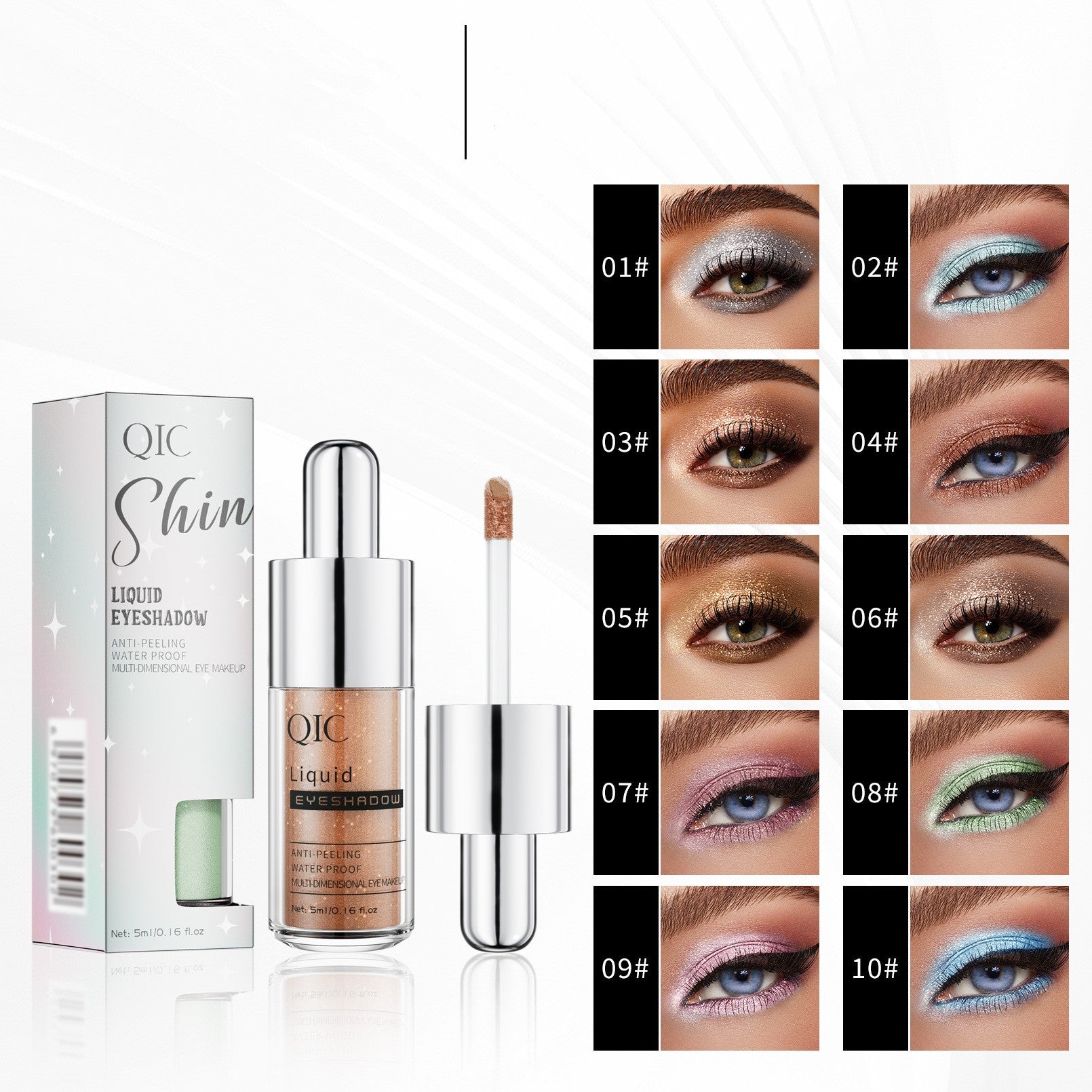 Multi Color Eye Shadow Palette Long Lasting Matte and Shimmer Shades 5ml - Teleplus eye shadow multi color palette