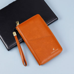 Multi-Color Leather Wallet for Men and Women with Ultra-Light Breathable Design - Teleplus