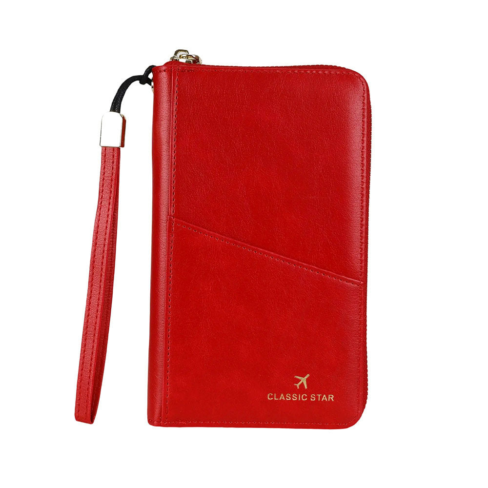 Multi-Color Leather Wallet for Men and Women with Ultra-Light Breathable Design - Teleplus