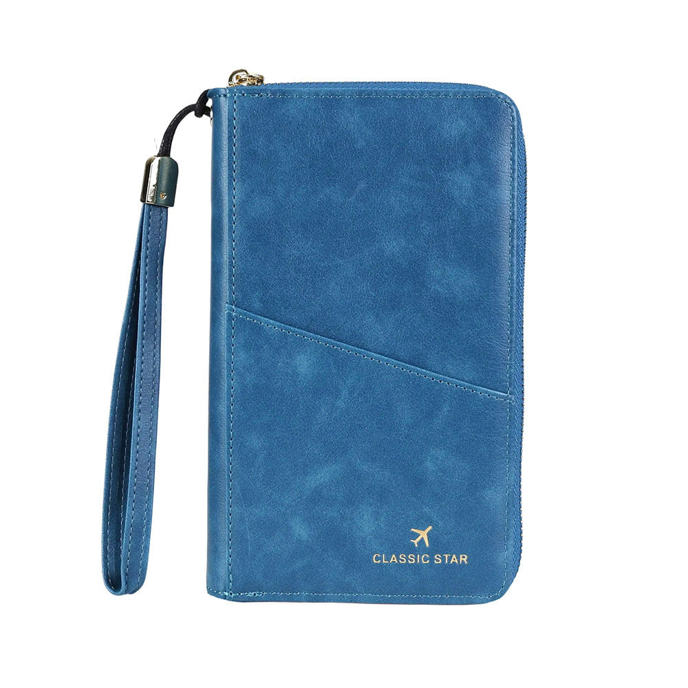 Multi-Color Leather Wallet for Men and Women with Ultra-Light Breathable Design - Teleplus