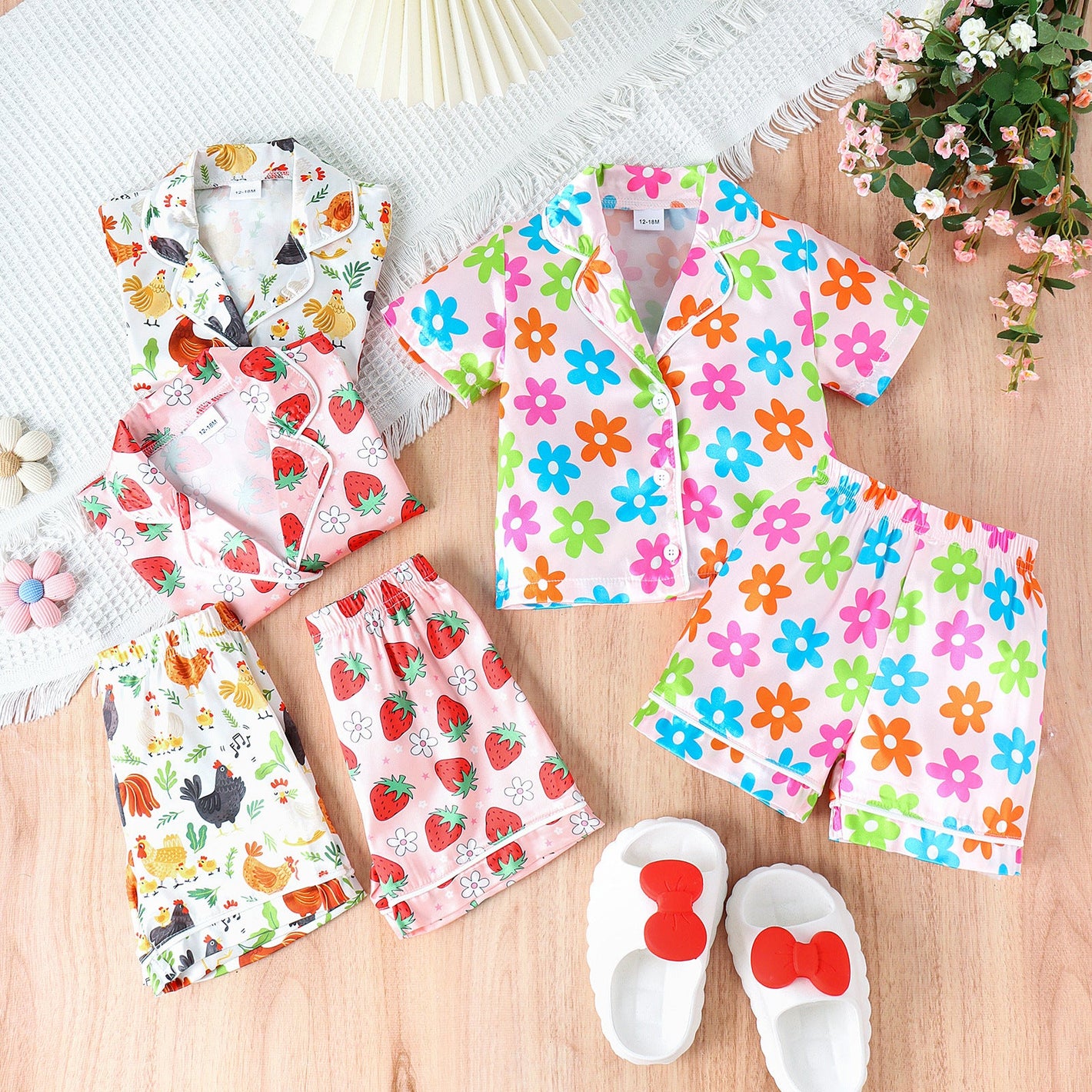 Baby Cotton Animal and Flower Pants Shorts Gift Set for Toddler in the United States - Pajamas That Bring Magic to Nap