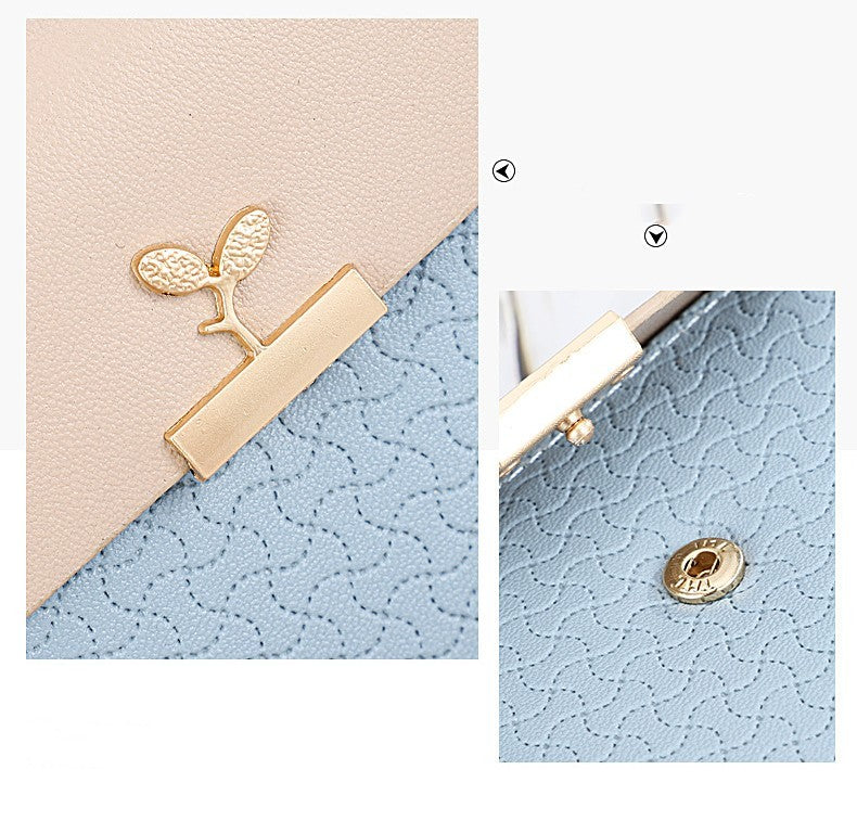 Multi-Color PU Leather Suitcase with Short Wallet and Card Holders - Stylish for Cards Without the Bulk united states