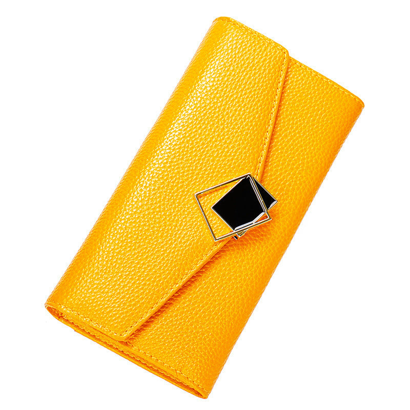 Multi-Color RFID Blocking Credit Card Holder in the United States CHF - Cowhide Anti-Theft Wallet for Stylish Hoarder