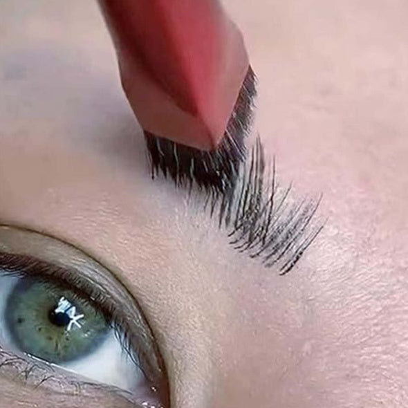 Multi-Function Eyebrow Brush for Filling Shaping and Mascara Application - Multifunction eyebrow brush makeup