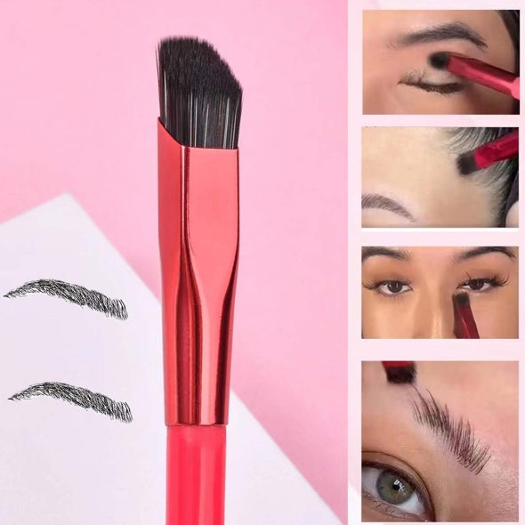 Multi-Function Eyebrow Brush for Filling Shaping and Mascara Application - Multifunction eyebrow brush makeup