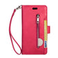 Multi function zipper wallet mobile leather case - Multi Function Zipper Wallet Mobile Leather Case