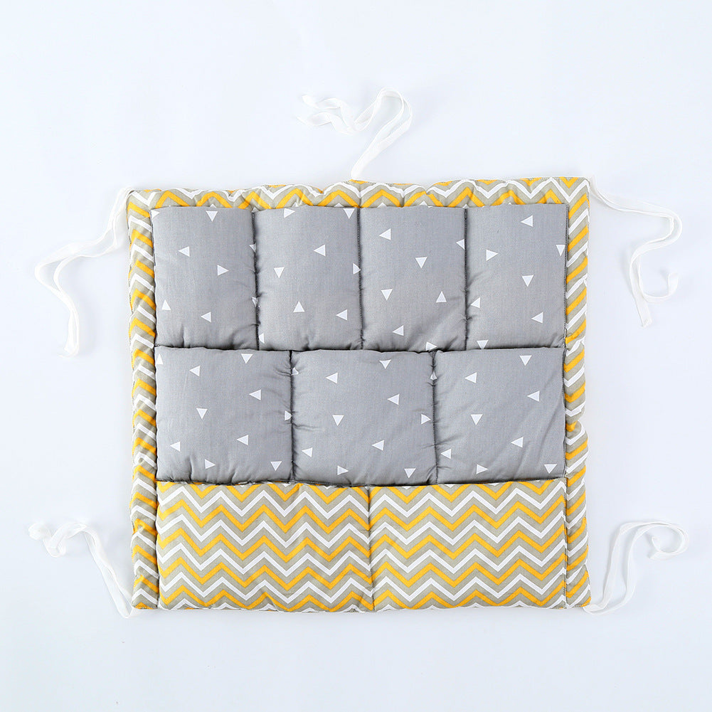 Multi Layer Cotton Crib Storage Bag Diaper Storage Bag - Hanging Storage Bag for Diapers and Tiny Treasures