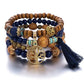 Multi-layer Wooden Bead Stretch Beaded Bracelet - Multi-layer Wooden Bead Stretch Bracelet for All