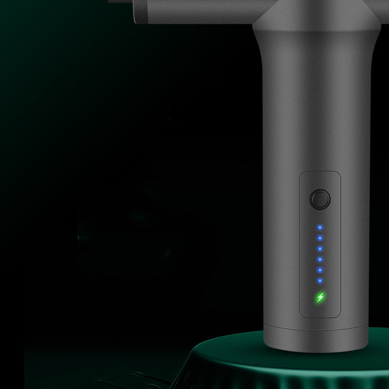 Matte Black Vibration Fascia Gun Silent Deep Massager with 6 Gear Settings - for Relaxation vibration fascia gun silent