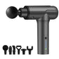 Matte Black Vibration Fascia Gun Silent Deep Massager with 6 Gear Settings - for Relaxation vibration fascia gun silent