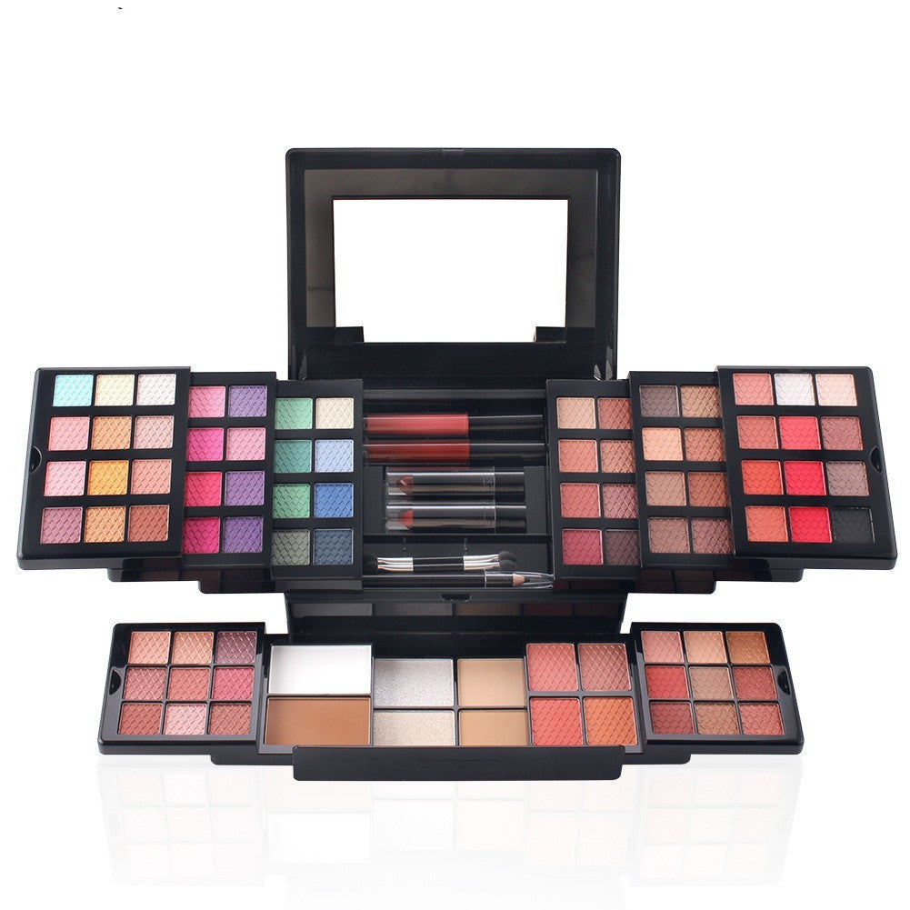 Multicolor Eye Shadow Kit with Plate Discoloration Resistance for Universal Skin - Teleplus multicolor eye shadow plate