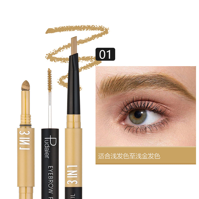 Multicolor Eyebrow Pencil and Powder for Precise Brow Shaping Filling - Teleplus eyebrow pencil brow shaping