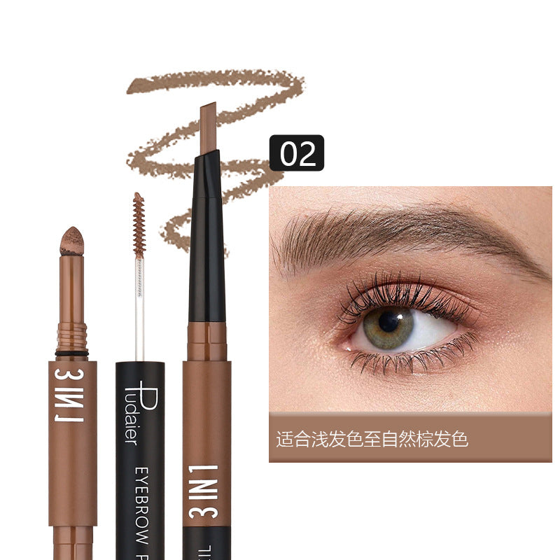 Multicolor Eyebrow Pencil and Powder for Precise Brow Shaping Filling - Teleplus eyebrow pencil brow shaping