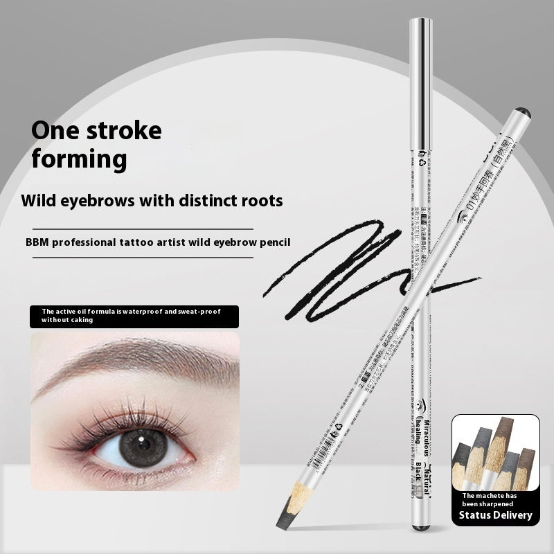 Multicolor Eyebrow Pencil for Natural Brows Waterproof Long-lasting Makeup - Teleplus multicolor eyebrow pencil natural
