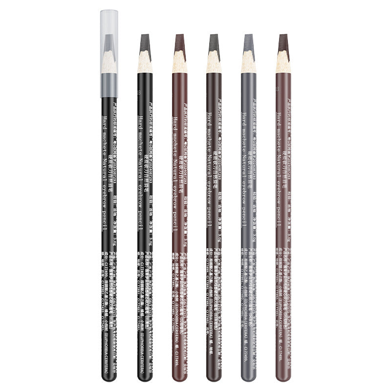 Multicolor Eyebrow Pencil Set in Black Brown Gray Light - Teleplus multicolor eyebrow light brown pencil set