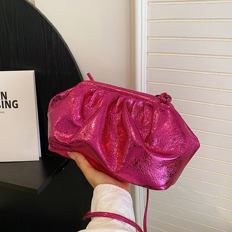 Multicolor Polyester Suitcase Style Shoulder Crossbody Bag with Internal Pockets - Teleplus simple hair clip shoulder