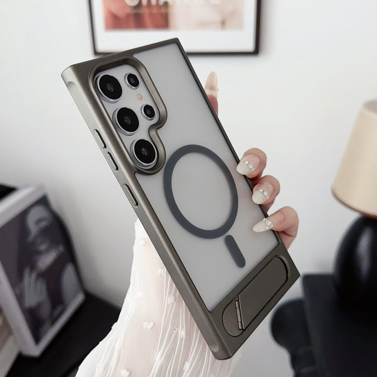 Multicolor Samsung Magnetic Phone Case with Anti-Fall and Fingerprint Resistance - Teleplus phone case