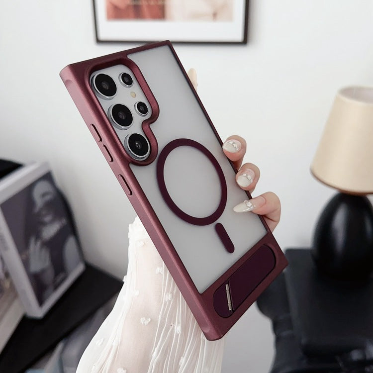 Multicolor Samsung Magnetic Phone Case with Anti-Fall and Fingerprint Resistance - Teleplus phone case