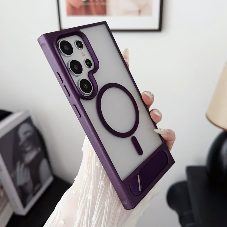 Multicolor Samsung Magnetic Phone Case with Anti-Fall and Fingerprint Resistance - Teleplus phone case