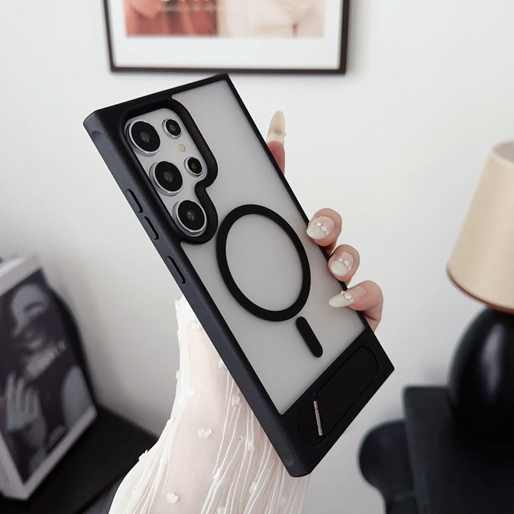 Multicolor Samsung Magnetic Phone Case with Anti-Fall and Fingerprint Resistance - Teleplus phone case