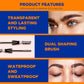 Multicolor Waterproof Blooming Shaping Eyebrow Glue Long Lasting 27g - Teleplus eyebrow glue long waterproof blooming