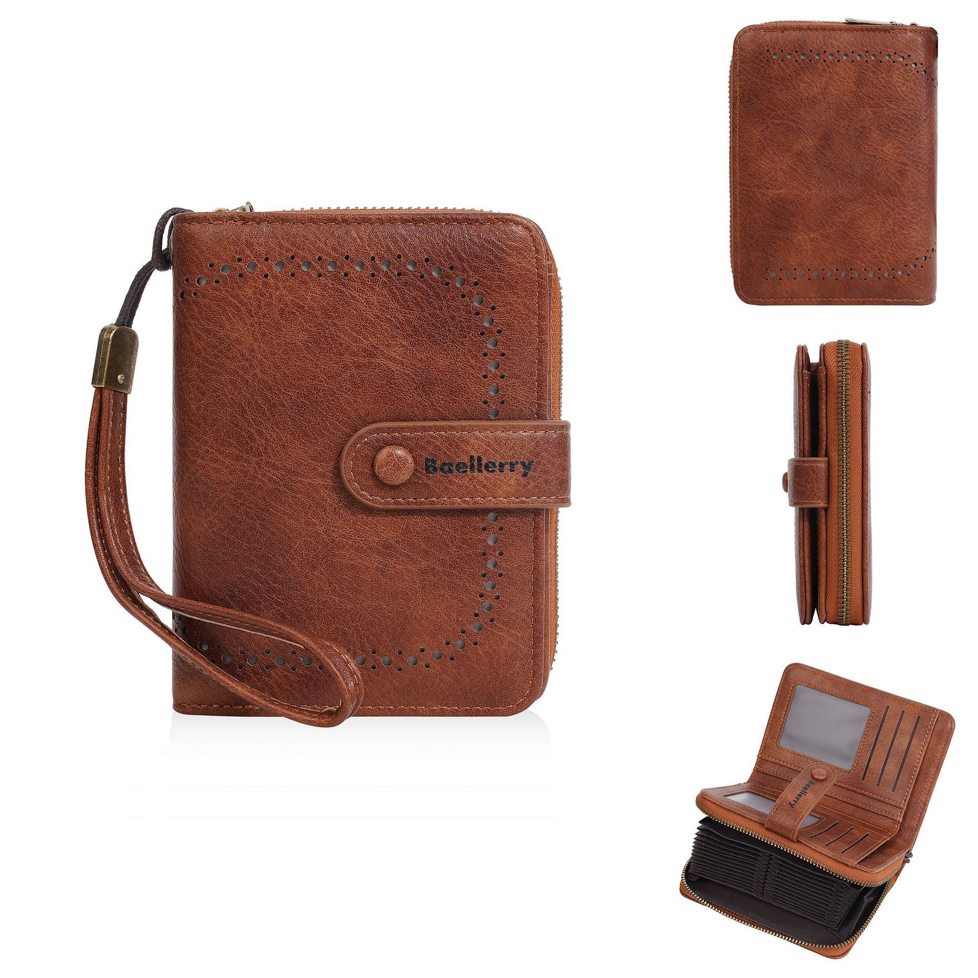 Multicolor Women’s Wallet with Card Holder RFID Blocking Durable PU Material - Teleplus