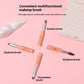 Multifunctional All-Aluminum Tube Four-Cut Makeup Eye Shadow Brush Set - Teleplus multifunctional all-aluminum tube