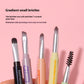 Multifunctional All-Aluminum Tube Four-Cut Makeup Eye Shadow Brush Set - Teleplus multifunctional all-aluminum tube