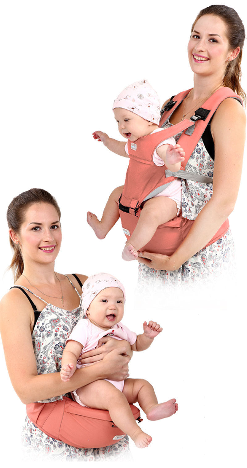 Multifunctional baby carrier - Buckle up with our Stylish Waist Stool Baby Carrier